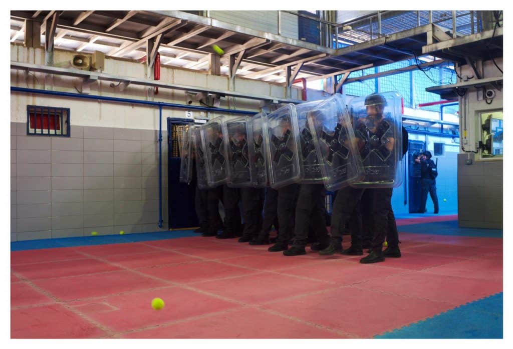 מתוך צילומי סימולצית הדרכה שירות בתי הסוהר במציאות מדומה